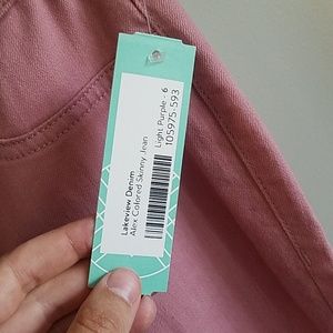 NWT Lakeview Denim Alex Colored Skinny Jean